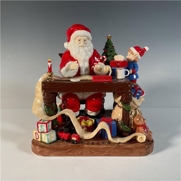 Santa Makes His List - HN5468 - Royal Doulton Figurine