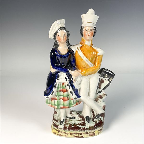 Antique Staffordshire Pottery Figurine