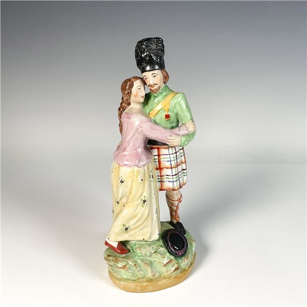 Antique Staffordshire Pottery Figurine