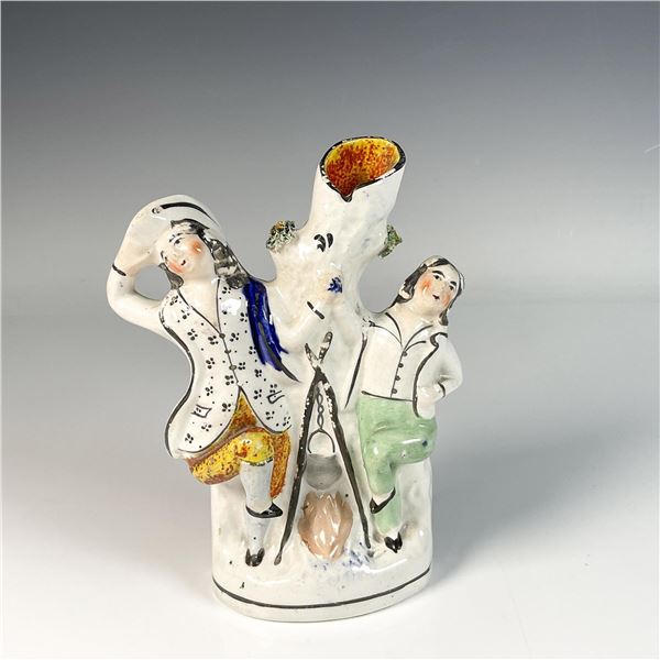 Antique Staffordshire Pottery Vase