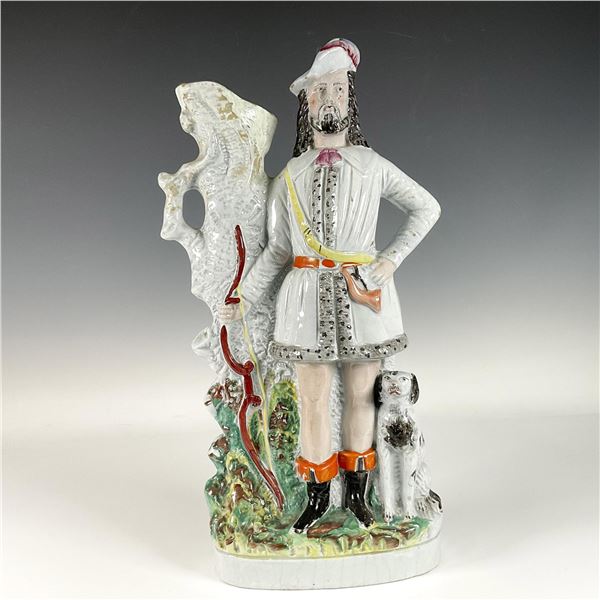 Antique Staffordshire Pottery Vase