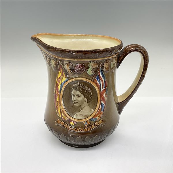 Royal Doulton Pitcher Commemorating Queen Elizabeth II