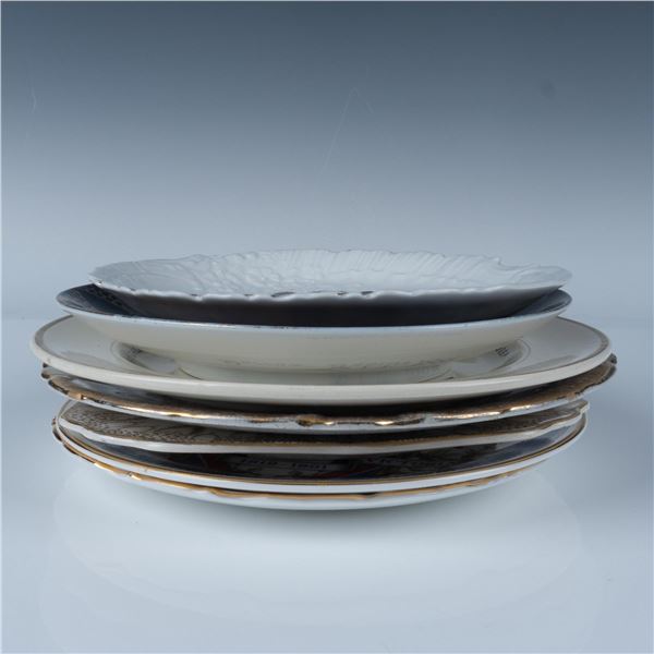 7pc British Royalty Commemorative Plates