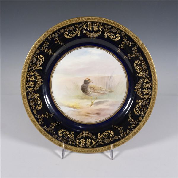 Royal Doulton High Quality Porcelain Plate, Redshank