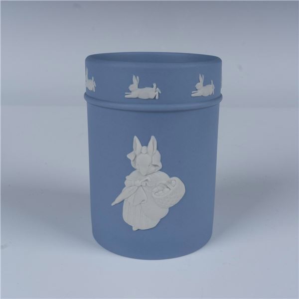 Wedgwood Jasperware Vase, Peter Rabbit Beatrix Potter