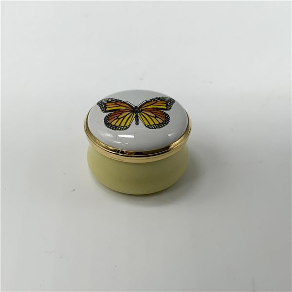 Halcyon Days Enamels Butterfly Treasure Box