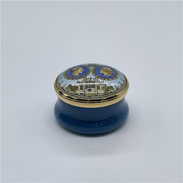 Halcyon Days Enamels Box, Charles and Camila