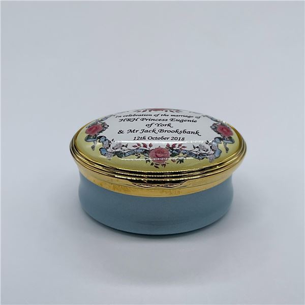 Halcyon Days Enamels Box, Marriage Celebration