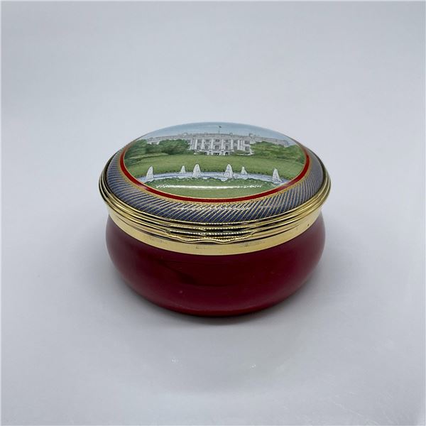 Halcyon Days Enamels Box, The President Box