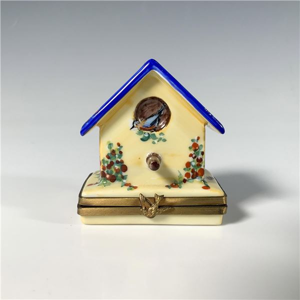 Rochard Limoges Porcelain Treasure Box, Bird House