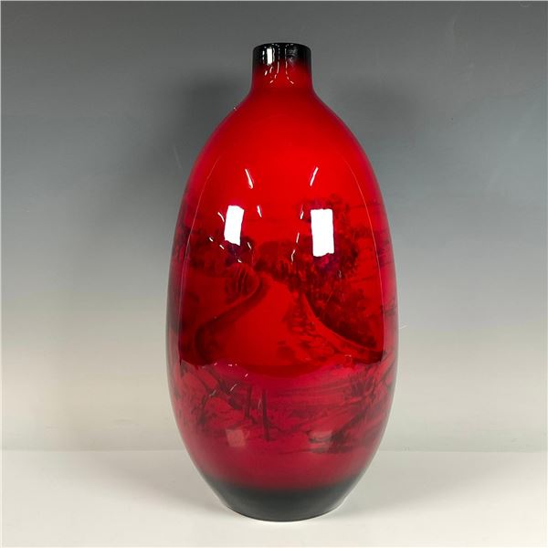 Royal Doulton Porcelain Flambe Vase 7622