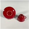 Image 3 : 2pc Royal Doulton Flambe Teacup and Saucer Set
