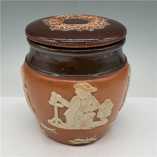 Royal Doulton Stoneware Tobacco Jar with Lid