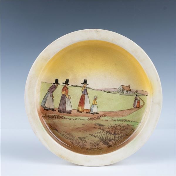 Royal Doulton Series Ware Baby Oatmeal Bowl, Welsh Ladies