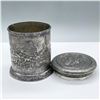 Image 4 : Derby SP Company Silverplate Repousse Lidded Jar