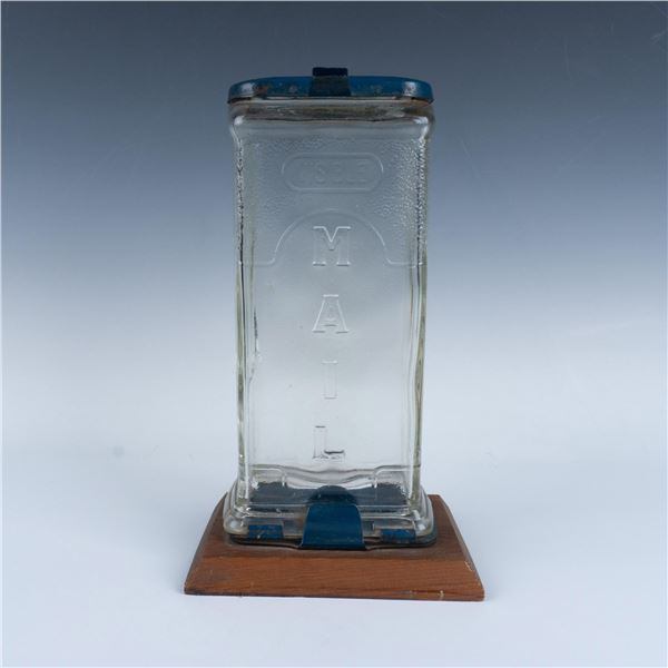 Antique Glass Visible Mailbox