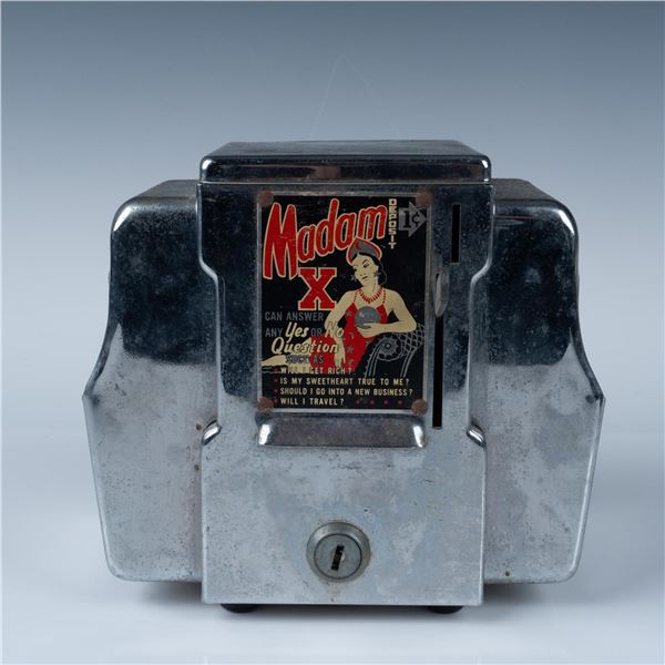 Vintage Madam X Chrome Napkin Holder