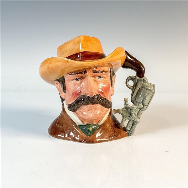 Wyatt Earp D6711 - Odd Size - Royal Doulton Character Jug