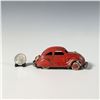 Image 4 : Chrysler Red Airflow Coupe Cast Iron Toy Car