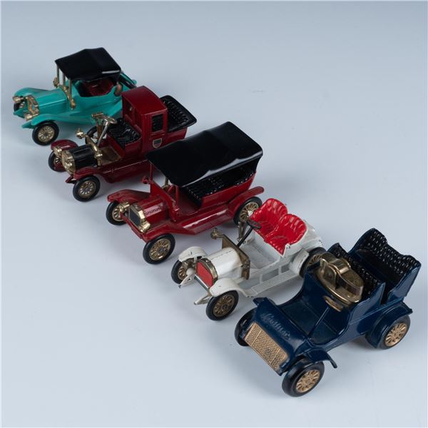 5pc 1903 Cadillac Table Lighter With Model T Die Cast Cars