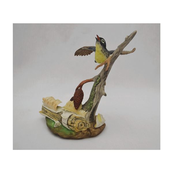 Boehm Porcelain Kirtlands Warbler Bird Sculpture, 1980