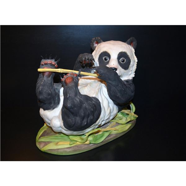 Boehm Porcelain Giant Panda Cub, Reclining Sculpture, 1974