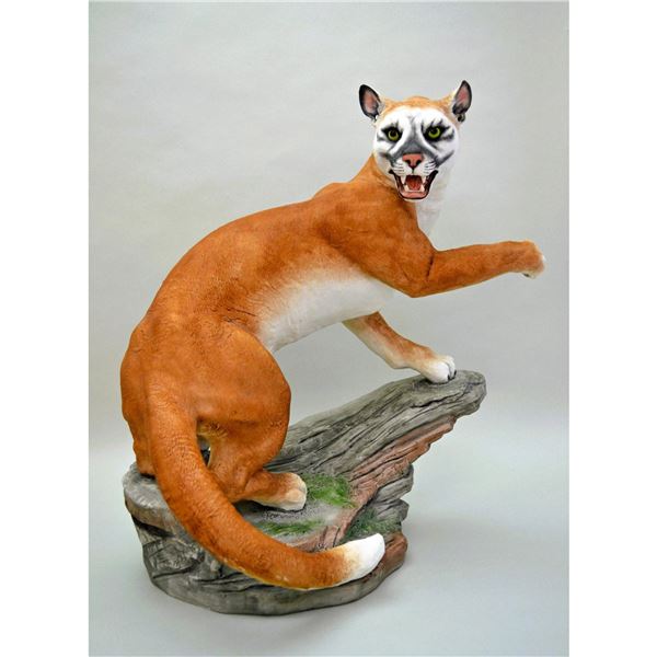 Boehm Porcelain Cougar Sculpture, LE, 1990