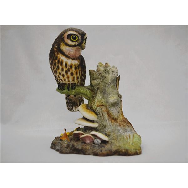Boehm Porcelain Little Owl Sculpture, 1971