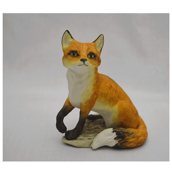 Boehm Porcelain Fox Sculpture, HM40494