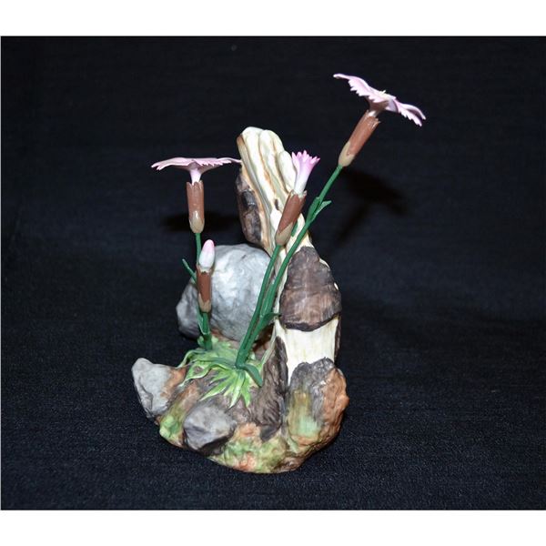 Boehm Porcelain Cheddar Pink WildFlower, Rare, 1980