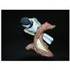 Image 1 : Boehm Porcelain Chickadee W/Lady Bug Sculpture, 1984