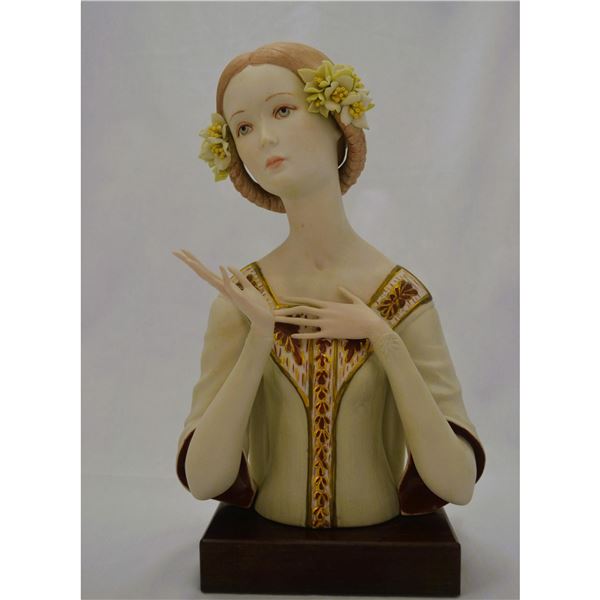 Cybis Porcelain Guinevere Bust Sculpture Portrait in Porcelain, 1967