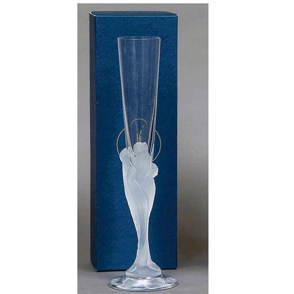 Erte' Majestique Champagne Crystal Flute