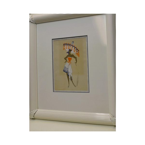 Erte' Original Gouache "Toi C'Est Moi," 1941