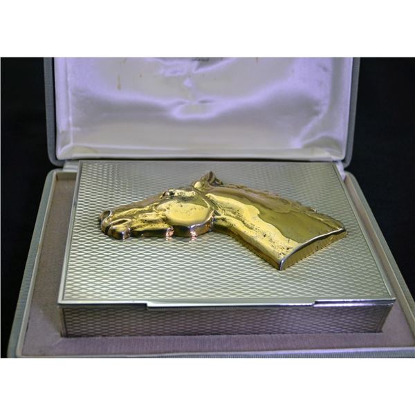 Hermes' Equestrian Box, Rare, C. 1930, W/Carrying Case