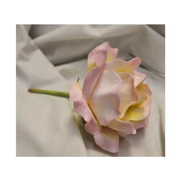 Connoisseur Porcelain Single Pink Rose Prototype Model, AP