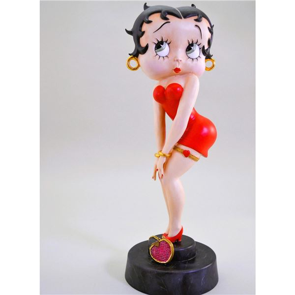 King Features Connoisseur Betty Boop The Red Purse Porcelain Sculpture