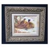 Image 1 : B. Cox Original Porcelain Painting "The Pheasants" W/Frame