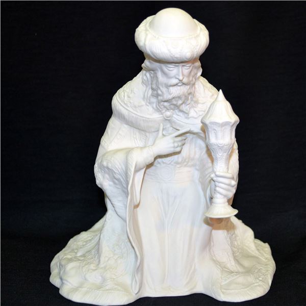 Boehm Porcelain King Gaspar Sculpture, The Spirit of Bethlehem Nativity