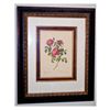Image 1 : P.J. ReDoute' Rosa Lium Rosier d'Amour HC Engraving, Ornate Frame, C. 1860.