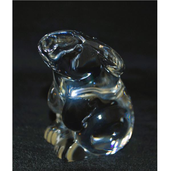 Baccarat Crystal Bunny, Standing, Vintage