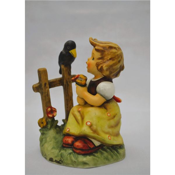 Goebel M.I.Hummel Girl W/Bird, 405, Vintage, Signed by the Artists