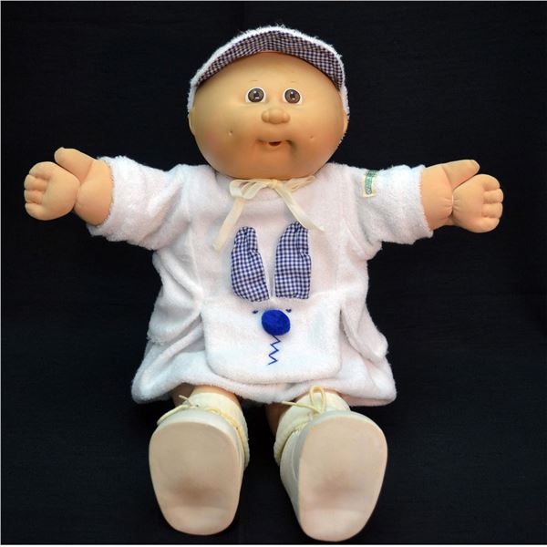 Vintage Original Coleco Cabbage Patch Doll, Boy Premie, 14"H, 1984