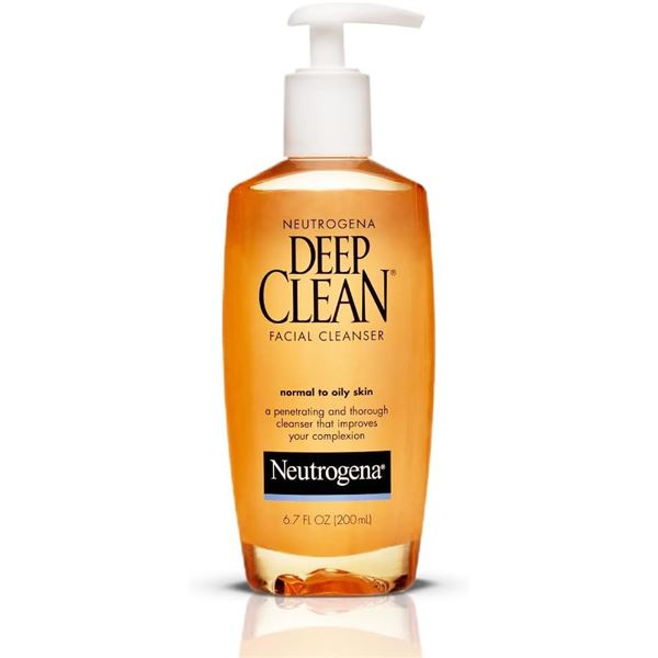 200ML NEUTROGENA DEEP CLEAN FACIAL CLEANSER FOR