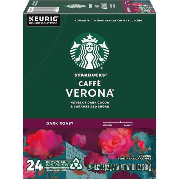 NEW 288G STARBUCKS CAFFE VERONA DARK ROAST
