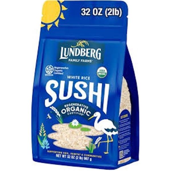NEW 907G LUNDBERG CALIFORNIA SUSHI RICE