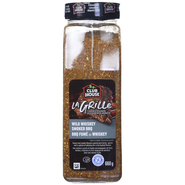 NEW 660G CLUB HOUSE WILD WHISKEY SMOKED BBQ SPICE