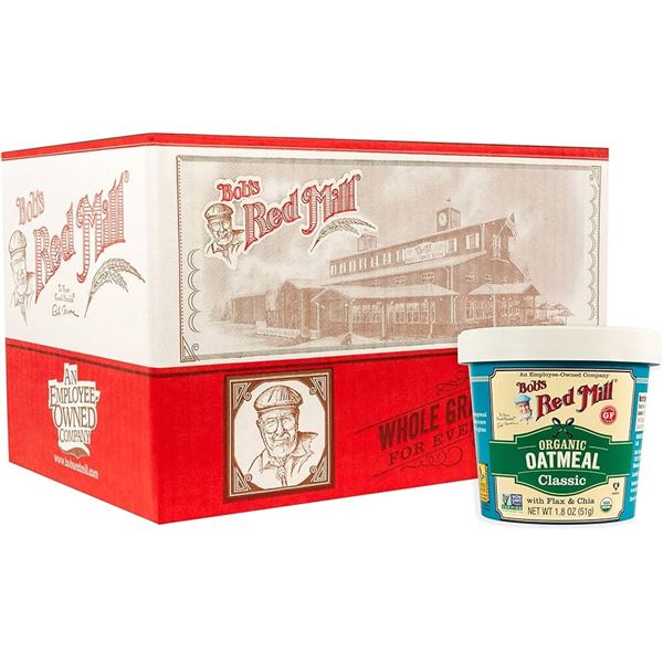 NEW 12 X 51G BOBS RED MILL CLASSIC OATMEAL