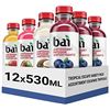 Image 1 : NEW 12 X 530ML BAI TROPICAL ESCAPE VARIETY PACK