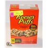 NEW 385G REESES PUFFS PEANUT BUTTER & COCOA BARS